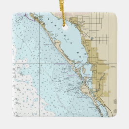 サラソタ鉱床図陶磁器オーナメント セラミックオーナメント