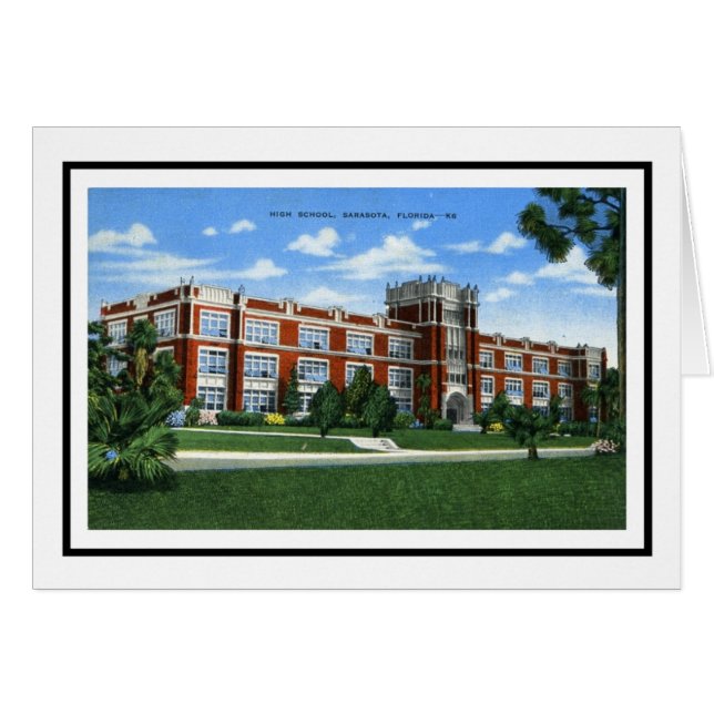 サラソタ高校，フロリダ州，サラソタ (正面横)