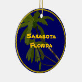 サラソタ，フロリダ セラミックオーナメント (右)