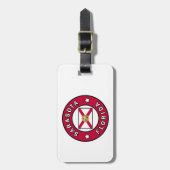 サラソタ・フロリダ ラゲッジタグ (正面縦)