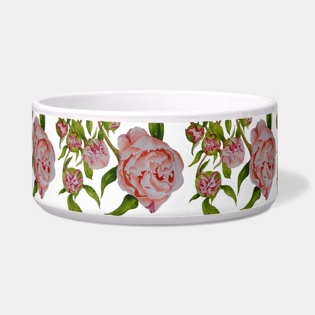 サラダに新芽を出す牡丹 ボウル (正面)