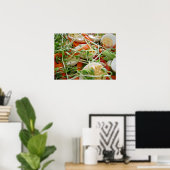 サラダに集中する ポスター (ホームオフィス)