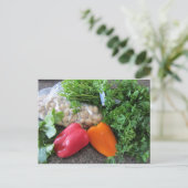 サラダの固定 ポストカード (スタンド正面)