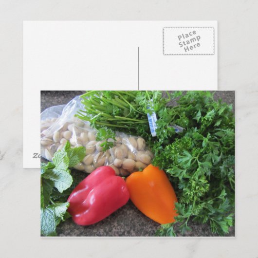 サラダの固定 ポストカード (正面/裏面)
