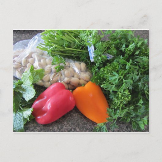 サラダの固定 ポストカード (正面)