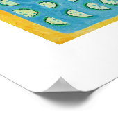 サラダの絵を描準備 ポスター (角)