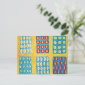 サラダの絵を描準備 ポストカード (スタンド正面)