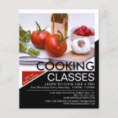 サラダディスプレイ、料理広告クラス チラシ (正面)