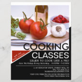 サラダディスプレイ、料理広告クラス チラシ (正面)