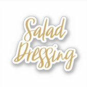 サラダドレッシング収納シール シール (正面)