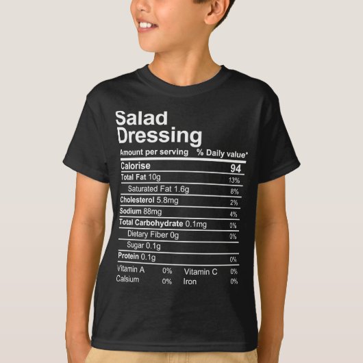 サラダドレッシング Tシャツ (正面)