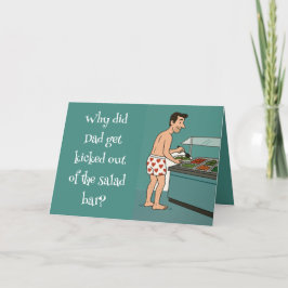 🥗「サラダバーパパ」父の日 サンキューカード