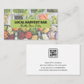 サラダバーレストラン 名刺 (正面/裏面)