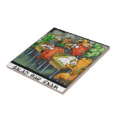 サラダバー試験面白グッズ タイル (側面)