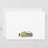 サラダバー 招待状 (裏面)