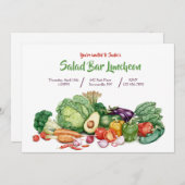 サラダバー 招待状 (正面/裏面)