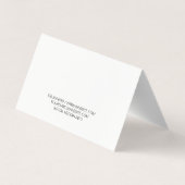 サラダバー | 料理 名刺 (裏面)