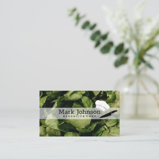 サラダバー | Chef 名刺 (スタンド正面)