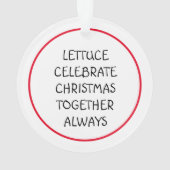 サラダパおもしろいンクリスマス オーナメント (裏面)