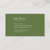 サラダブリス 名刺 (裏面)