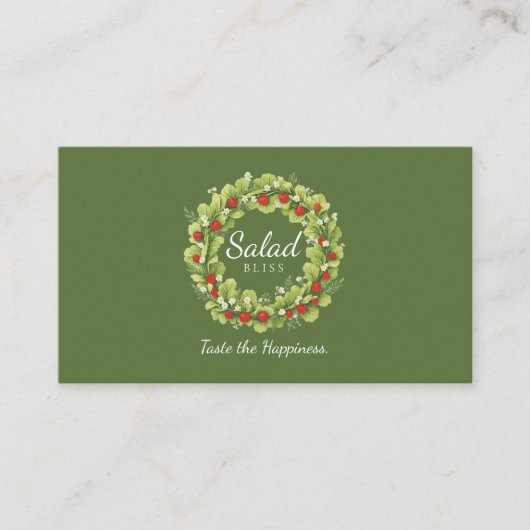 サラダブリス 名刺 (正面)