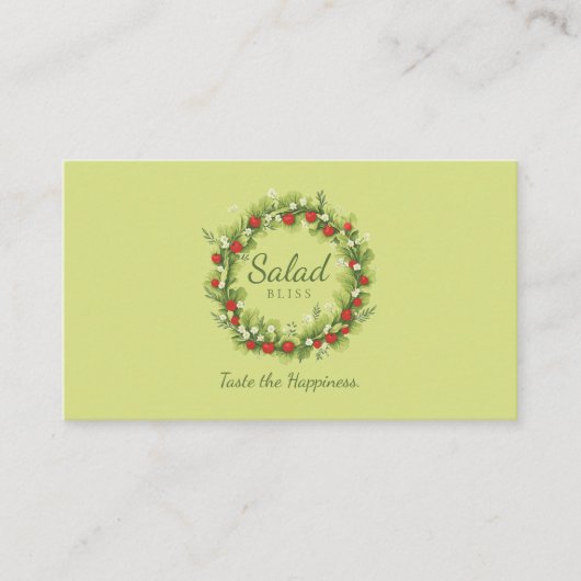 サラダブリス 名刺 (正面)
