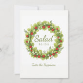 サラダブリス 招待状 (正面)