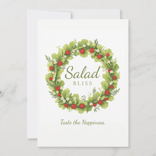 サラダブリス 招待状 (正面)