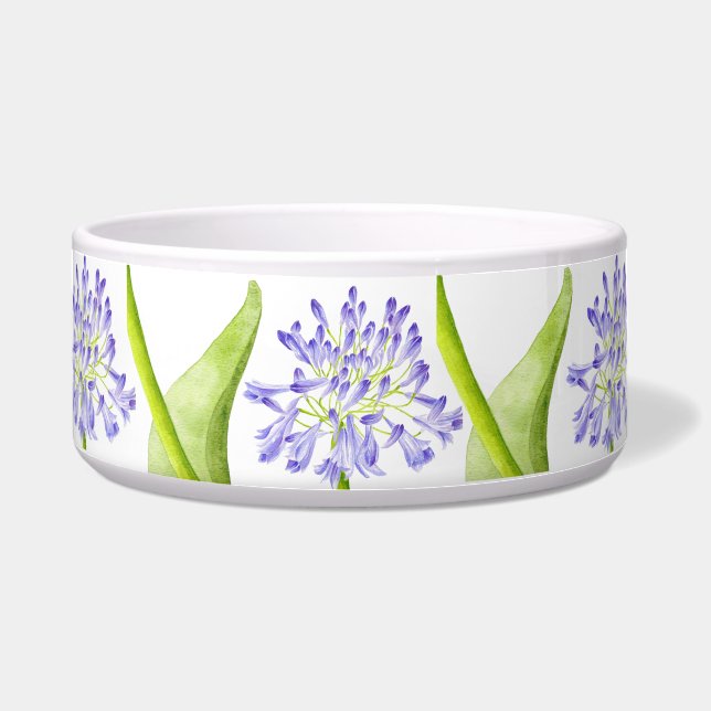 サラダボウルにナイルのユリ ボウル (正面)