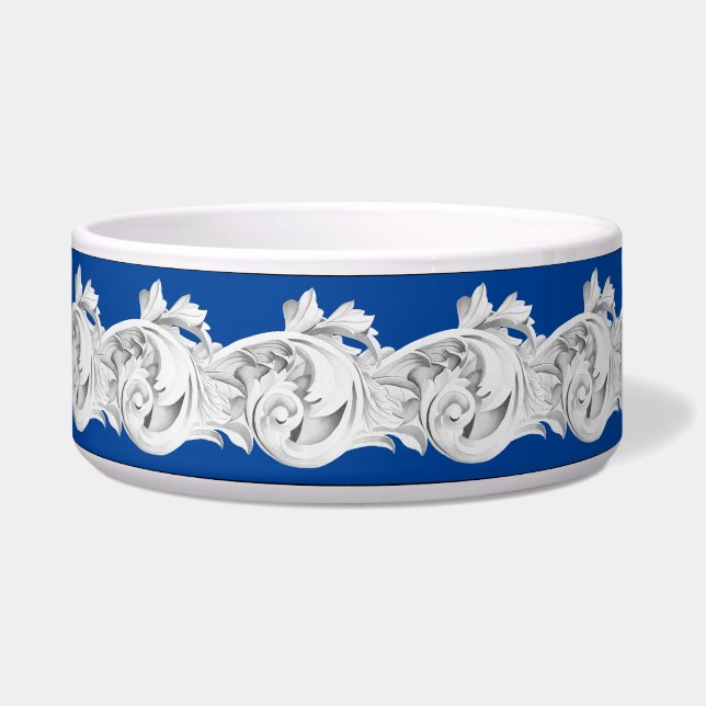 サラダボウルに入った大理石のテンドリル ボウル (左)