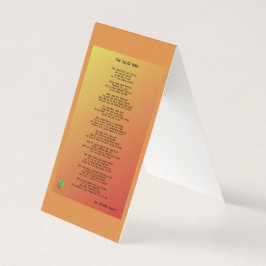 サラダボウルの折り畳みカード