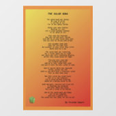 サラダボウルの窓が引っつく ウィンドウサイン (シート)