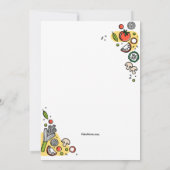 サラダボウル招待状 招待状 (裏面)