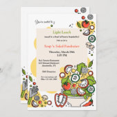 サラダボウル招待状 招待状 (正面/裏面)