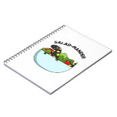 サラダマンダーサラマンダおもしろいー動物パン ノートブック (左側)