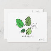 サラダ用はがき ポストカード (正面/裏面)