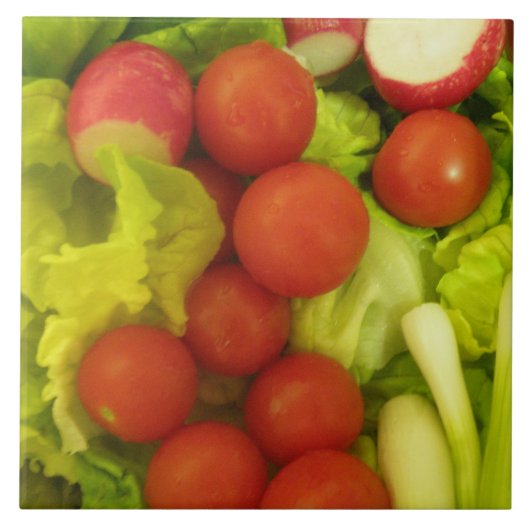 サラダ野菜タイル タイル (正面)