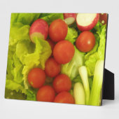 サラダ野菜プラーク フォトプラーク (側面)