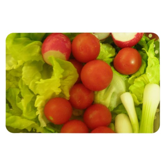 サラダ野菜プレミアムマグネット マグネット (横)