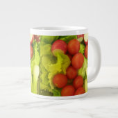 サラダ野菜マグ ジャンボコーヒーマグカップ (正面右)