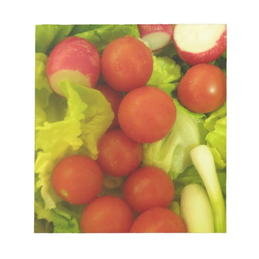 サラダ野菜メモ帳 ノートパッド (正面)