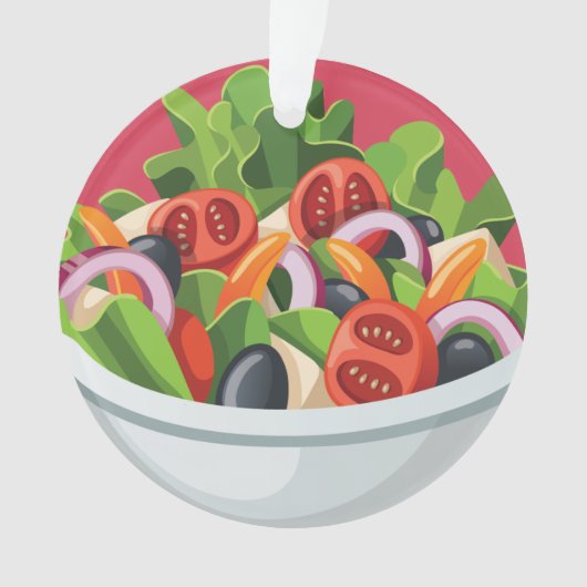 サラダ – お母さん/レストランオーナメント- SRF オーナメント (正面)