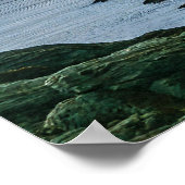 サラテグコーブパノラマランドスケープ,ウシュアイア,アルゲン ポスター (角)