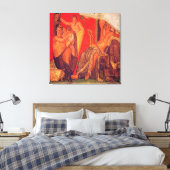 サラディグランデディピントシーンVI /ヴィラデミスター キャンバスプリント (インサイチュ (寝室))