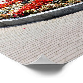 サラトガの象徴的な12ステークス優勝ローンジョッキー ポスター (角)