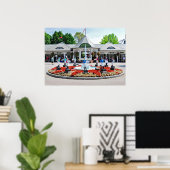 サラトガの象徴的な12ステークス優勝ローンジョッキー ポスター (ホームオフィス)