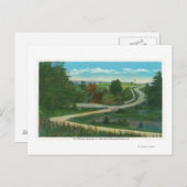 サラトガバトルフィールドの中峡谷ビュー ポストカード (正面/裏面)