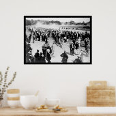 サラトガホースレーストラック1913 ポスター (キッチン)