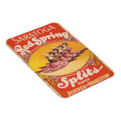 サラトガレッド春分割用ヴィンテージ広告 マグネット (右側)