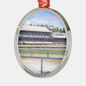 サラトガレースコースとクレアコート メタルオーナメント (左)